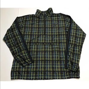 Nike Pullover Windbreaker Plaid Packable